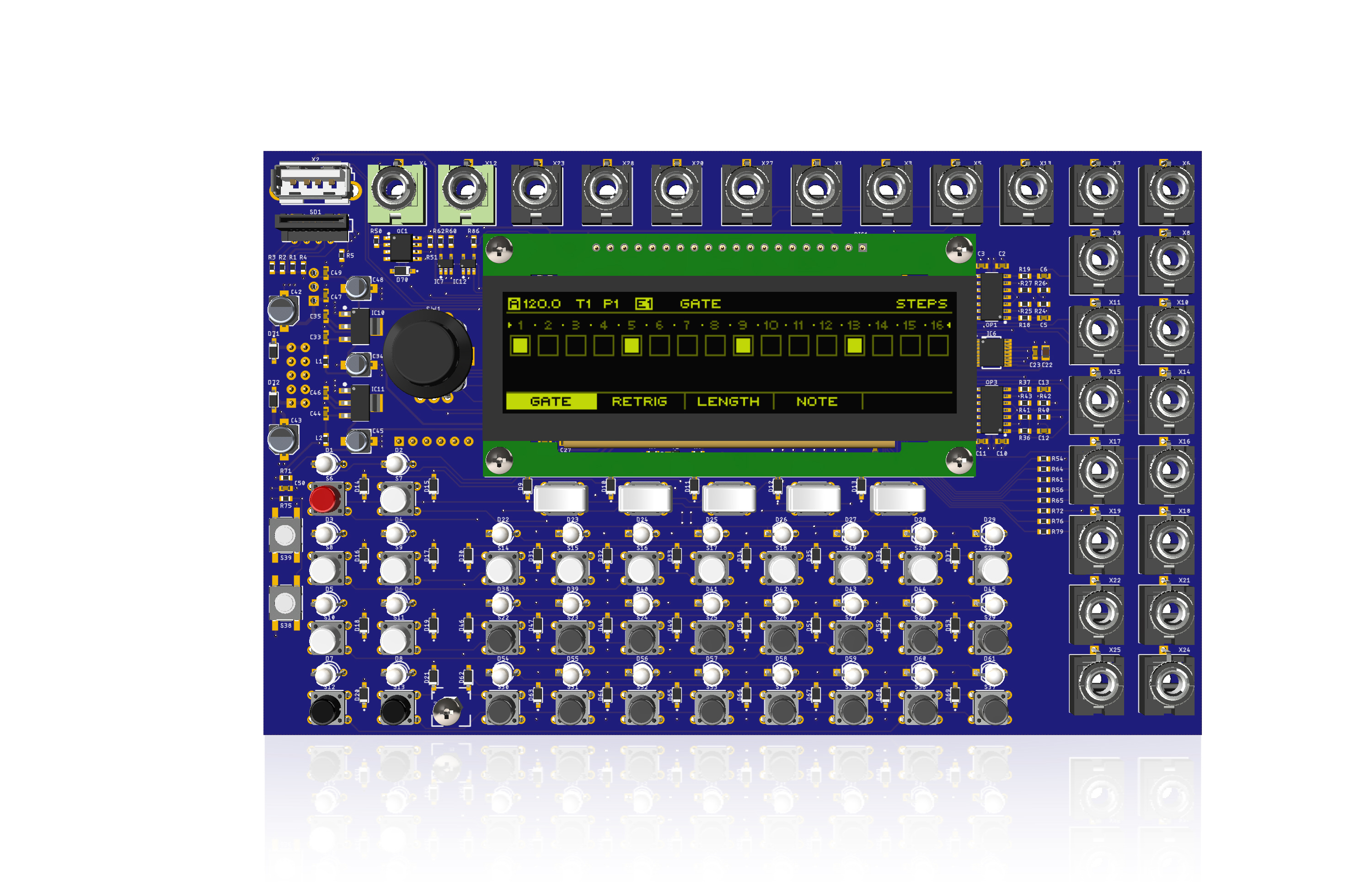 从KiCAD到Autodesk EAGLE的设计转移和PCB的新布线 可变风格的黑色和银色前面板